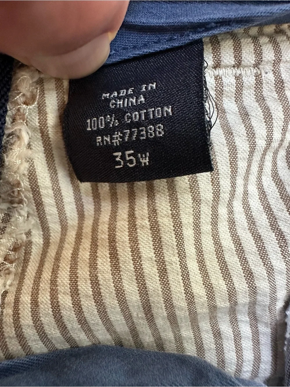J.CREW - MENS CHINO SHORTS - SIZE 35